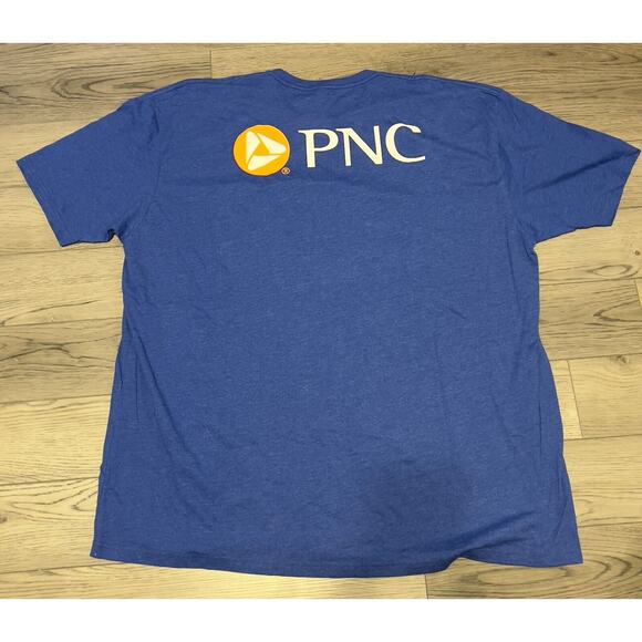 PNC Bank Employee Branded Logo Next Level Double Sided 3XL Tee - Picture 1 of 3